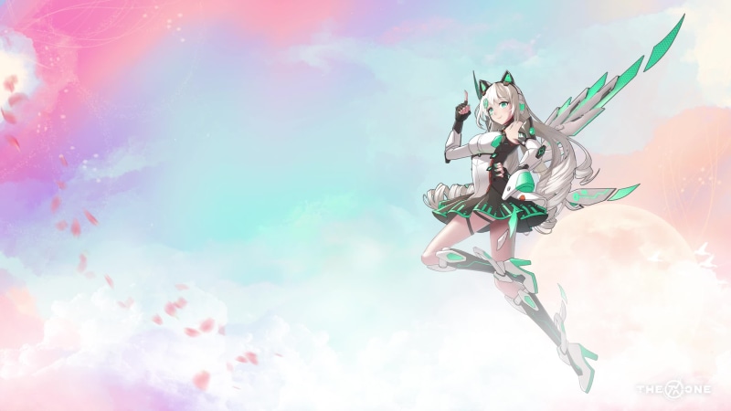 Animated Soaring Girl Live Wallpaper
