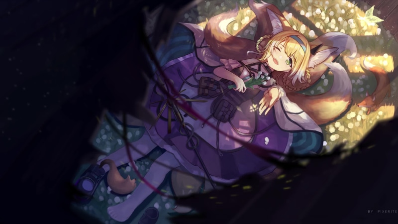 Arknights Suzuran - Hikari Live Wallpaper