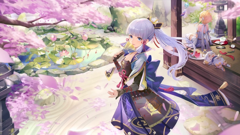 Kamisato Ayaka - Genshin Impact Live Wallpaper