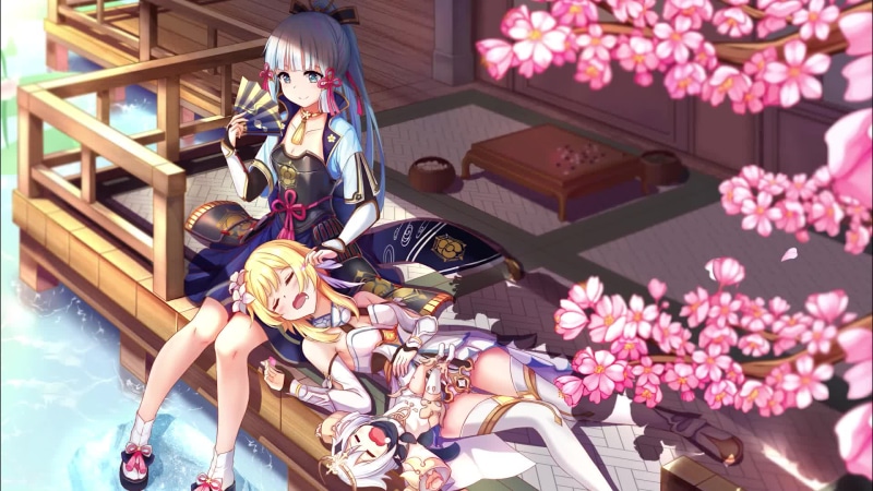 Genshin Impact - Ayaka & Lumine Live Wallpaper