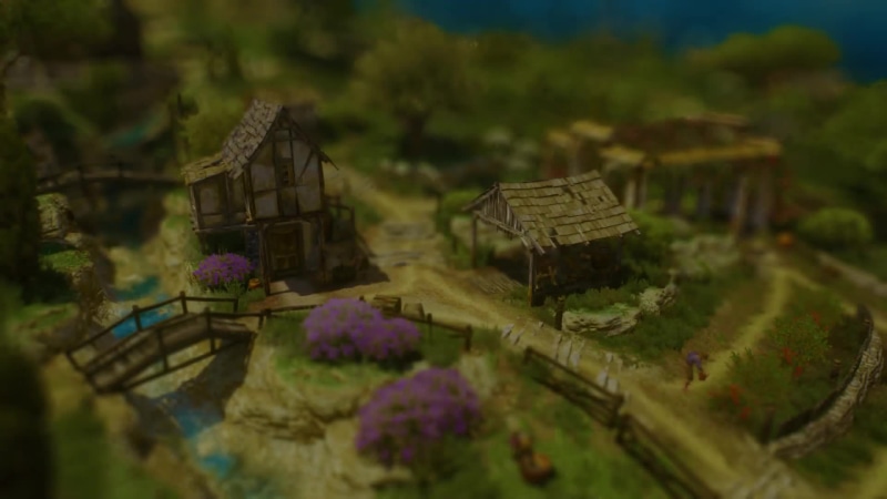 Tiny Witcher 3-Tilt Shift-Flurdeh Live Wallpaper