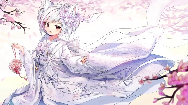 The Warmth Of Spring Yukikaze - Azur Lane Live Wallpaper