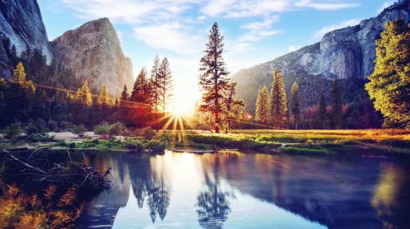 Mountain In The Sun Live Wallpaper
