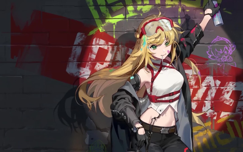 Kangong Riding Crown Sword-Graffiti Future Knight Live Wallpaper