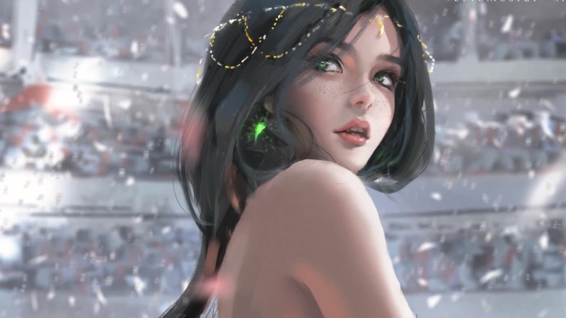 Aeolian Princess Under Snow Live Wallpaper
