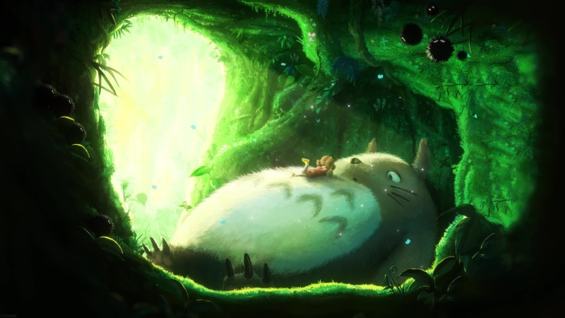 Totoro Cave Live Wallpaper