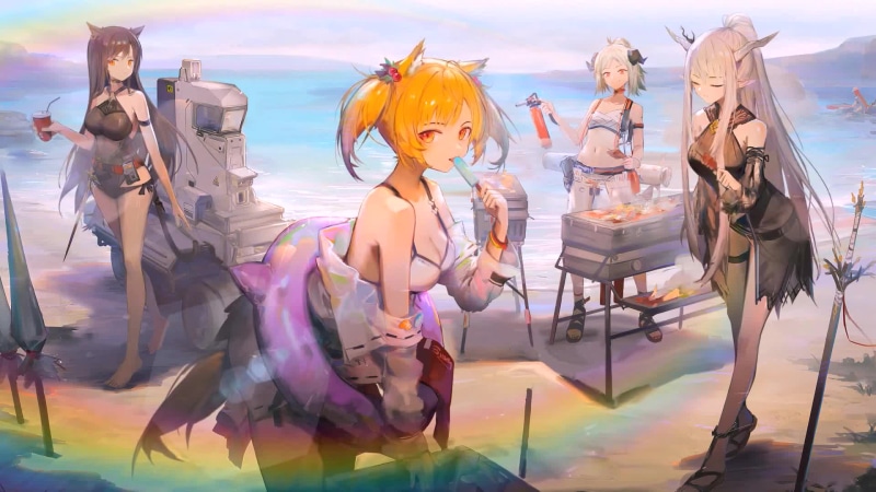 Tomorrows Ark-Arknights-Coral Coast Live Wallpaper