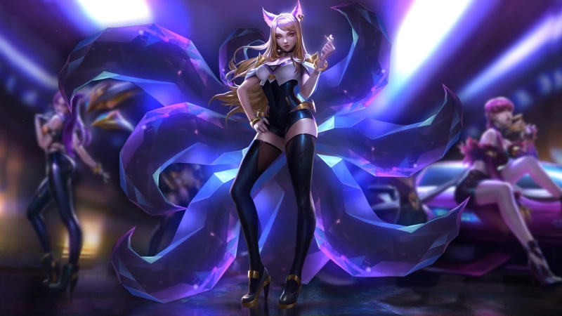 Ahri Kda League Of Legends Live Wallpaper
