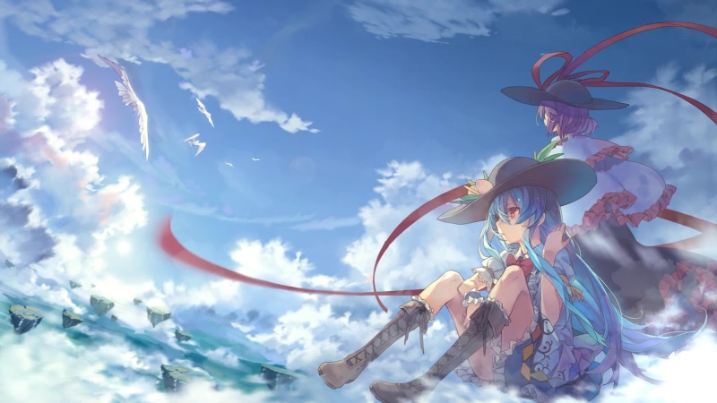 Anime Sky Girl Live Wallpaper