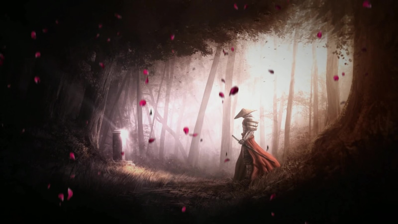 Samurai Grave Forest Live Wallpaper