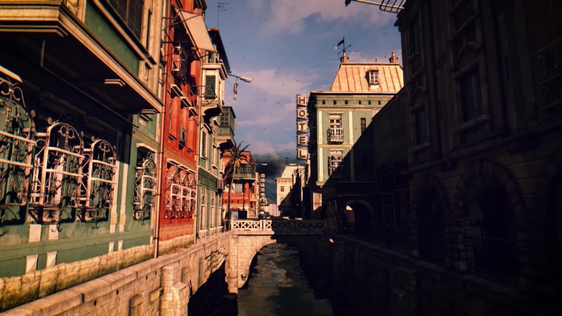 Landscape In The Alley Live Wallpaper