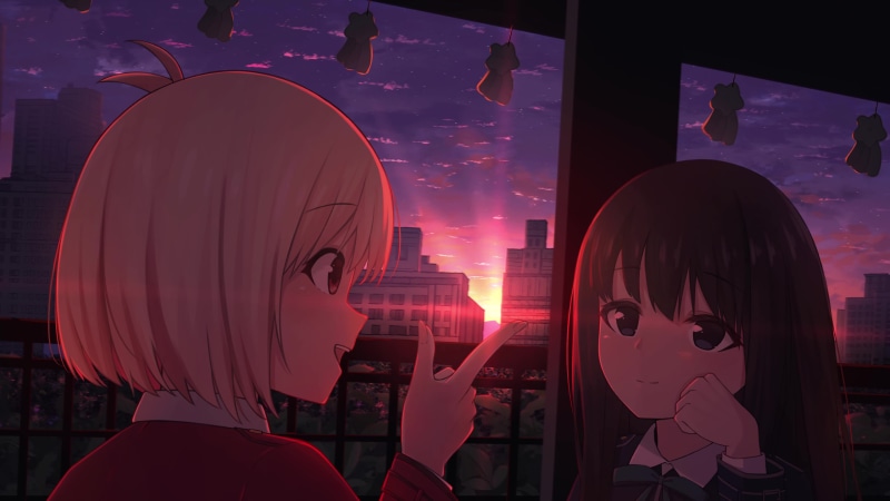 Lycoris Recoil - Takina Inoue & Chisato Nishikigi Live Wallpaper