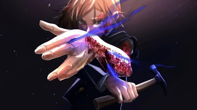 Nobara Kugisaki Nail Hammer-Jujutsu Kaisen Live Wallpaper