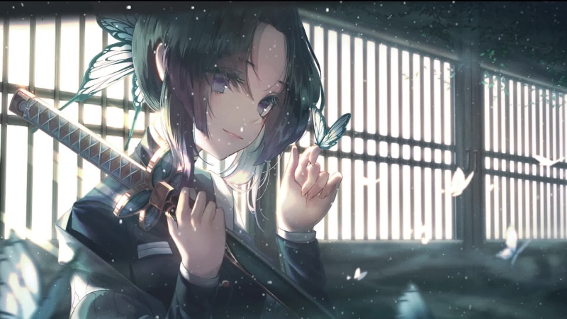 Kimetsu No Yaiba - Kochou Shinobu Live Wallpaper