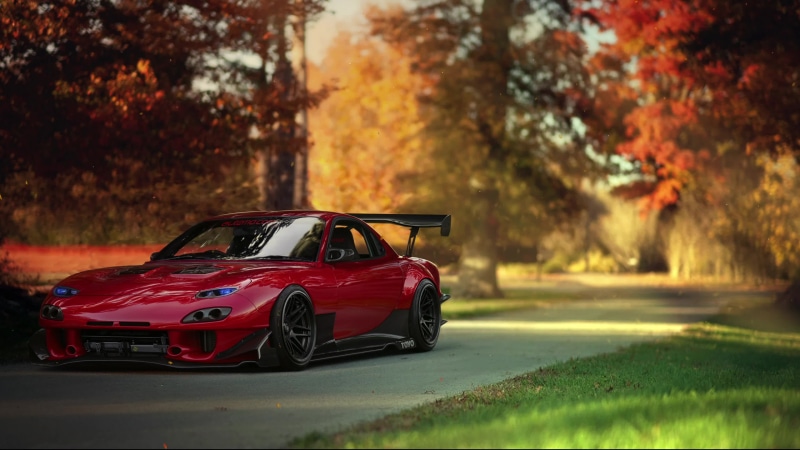 1993 Mazda Rx-7 4K Live Wallpaper