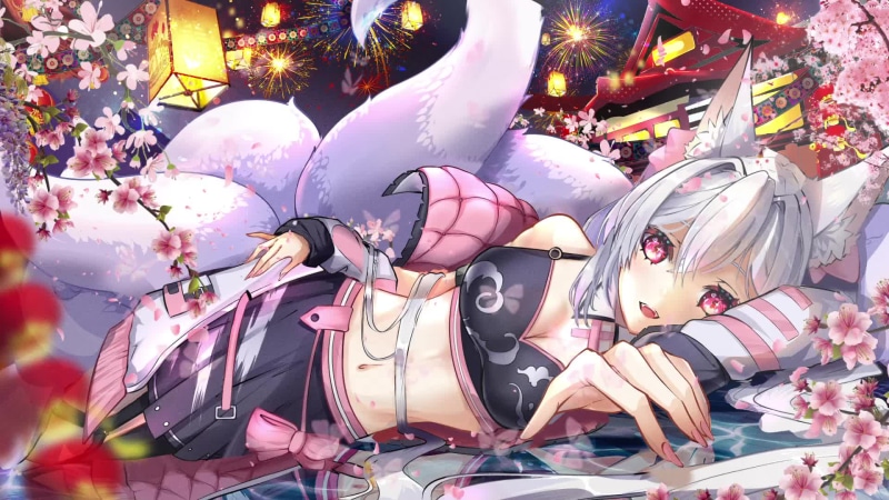 Katsumi Yuki - Nine Tailed Fox Live Wallpaper