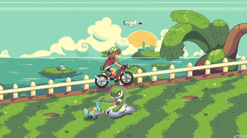 May Riding - Pokemon Emerald Live Wallpaper
