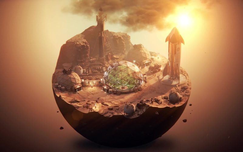 Wasteland Planets Botanical Garden 3D Live Wallpaper