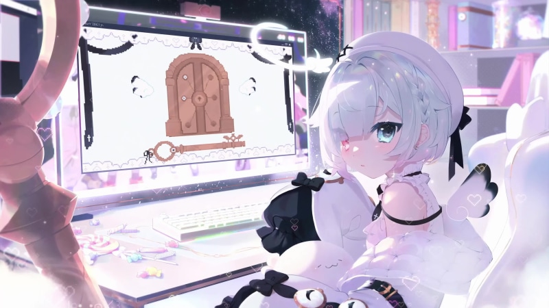 Amemiya Nazuna At Working Corner Live Wallpaper