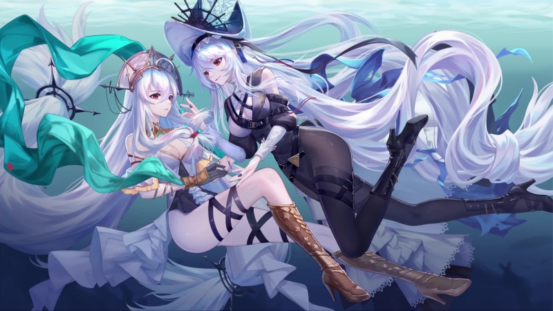 Tomorrows Ark Skadi & Ghost Shark Live Wallpaper