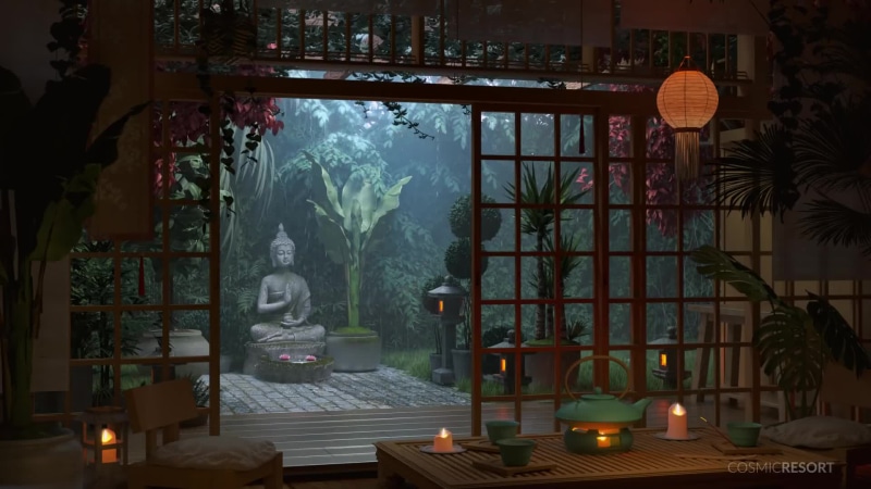 Cozy Room Zen Garden Ambiance Live Wallpaper
