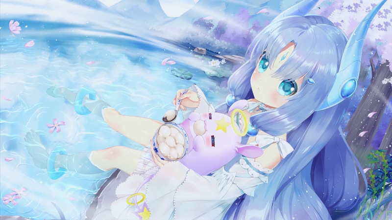 Anime Girl With Egg Sweet Soup Live Wallpaper