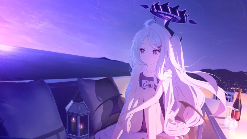 Blue Archive - Hina In Swimsuit Live Wallpaper