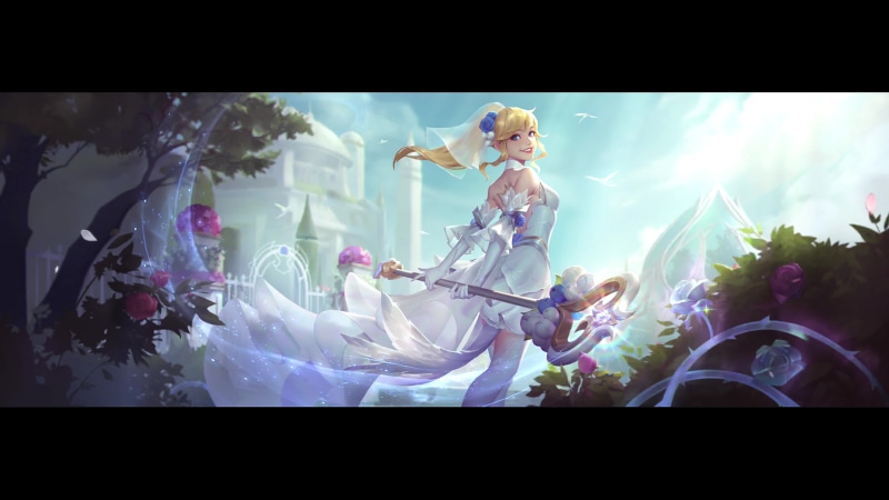Crystal Rose Caitlyn - League Of Legends Live Wallpaper
