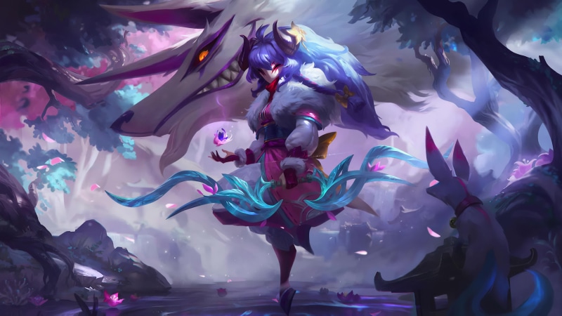 Kindred Goddess League Of Legends Live Wallpaper | 1920x1080