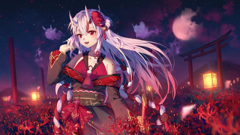 Hololive Nakiri Ayame Live Wallpaper