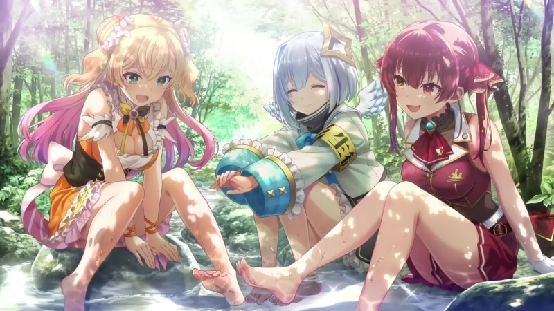 Hololive Holoscape Relax By The River Live Wallpaper