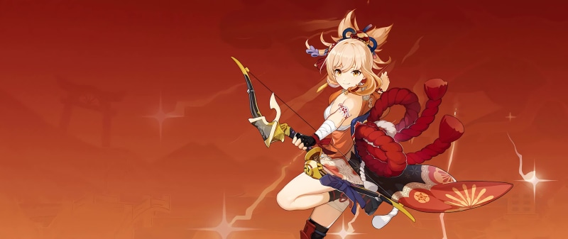 Genshin Impact Yoimiya Live Wallpaper