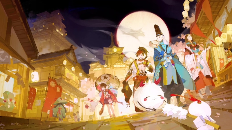 Onmyoji Four Years Of Peace Live Wallpaper