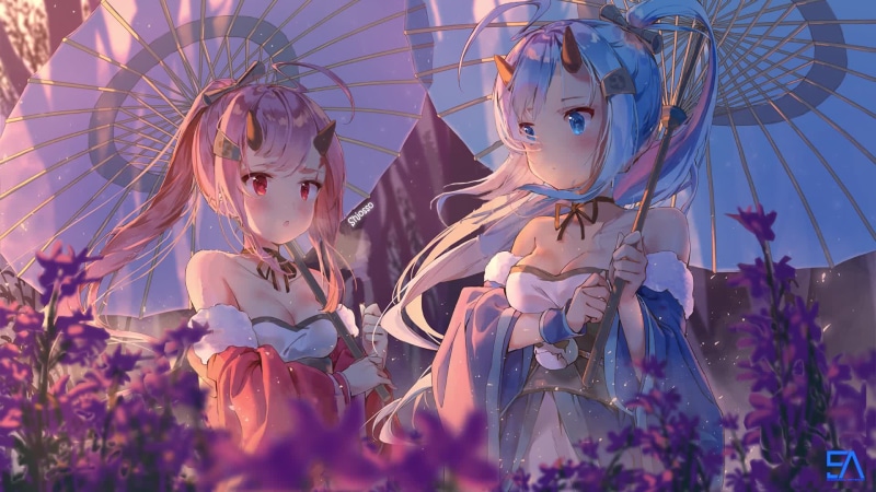 Azur Lane Inazuma And Ikazuchi Live Wallpaper