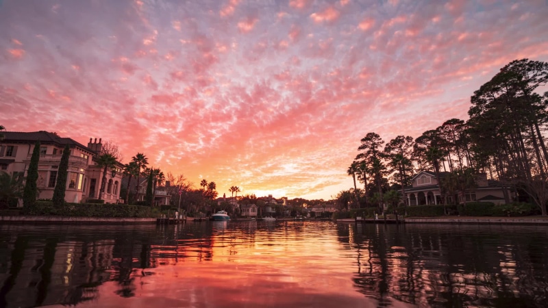 Sunrise By River Timelapse Live Wallpaper