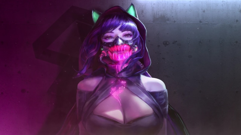 Cyberpunk Girl Live Wallpaper