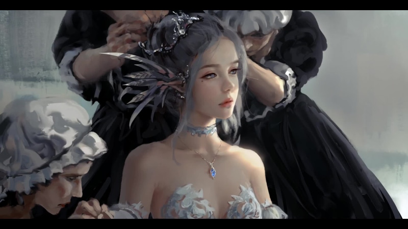 Wlop Princess Dressing Live Wallpaper