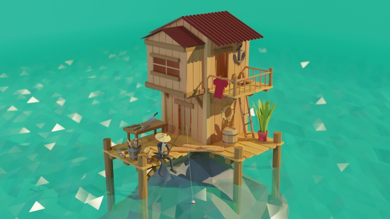 Fishing Shack Animation Live Wallpaper