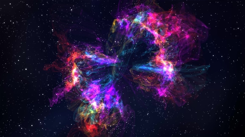 Rainbow Nebula 4K Live Wallpaper