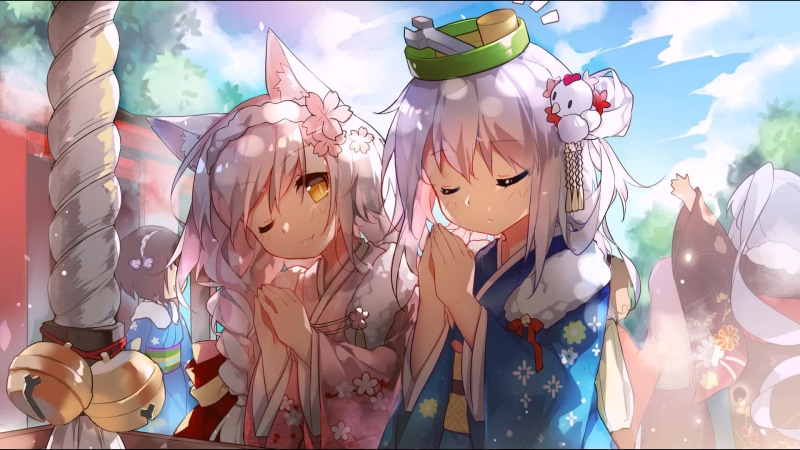 Warship Girl Sakura Live Wallpaper