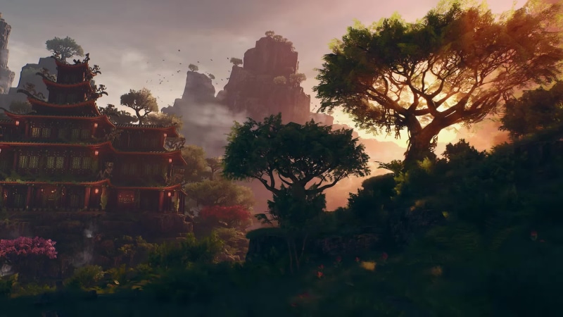 Asian Inspired Fantasy Environment Live Wallpaper