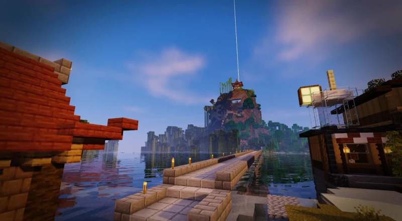 Minecraft Landscape Live Wallpaper