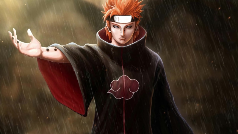 Naruto Pain In The Rain Live Wallpaper