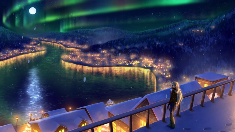 Upon The Night Sky Live Wallpaper