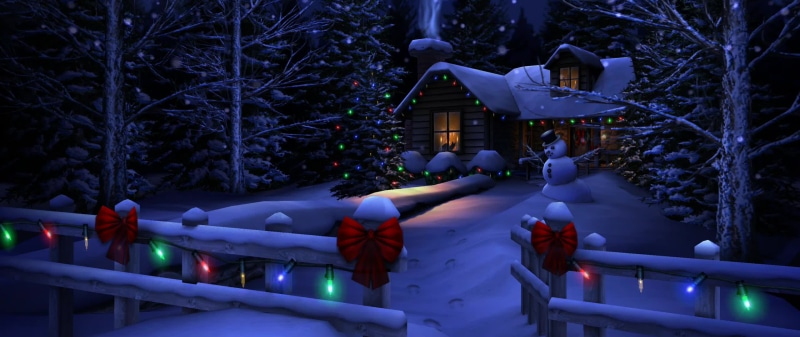Christmas House Live Wallpaper