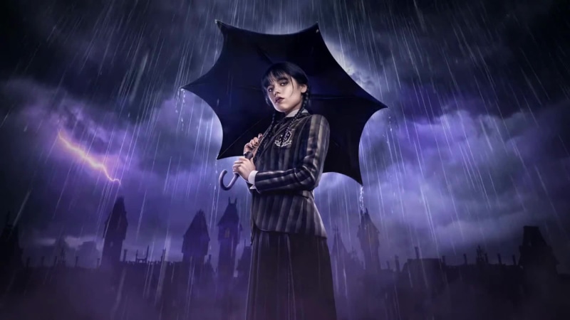 Wednesday Under The Rain Live Wallpaper