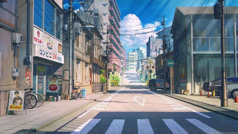 Tokyo Street Animated Live Wallpaper