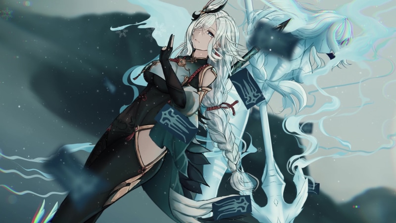 Genshin Impact Shenhe Live Wallpaper