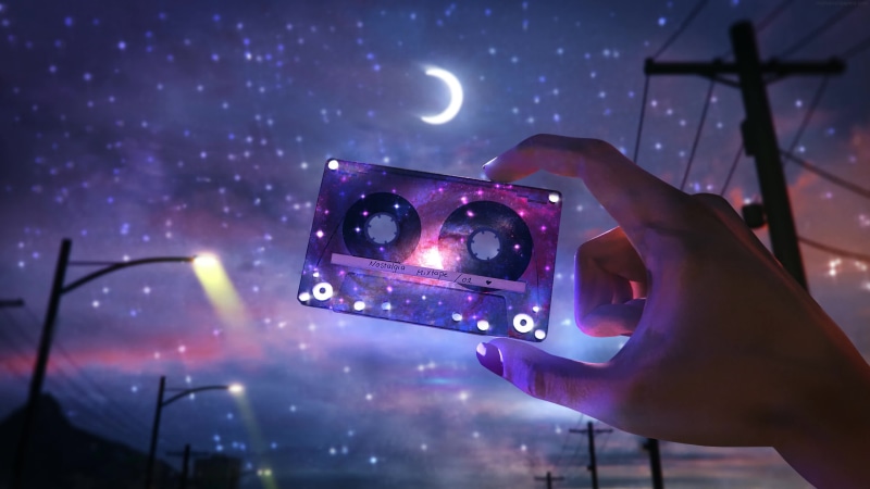Nostalgia Mix Tape At The Night Live Wallpaper