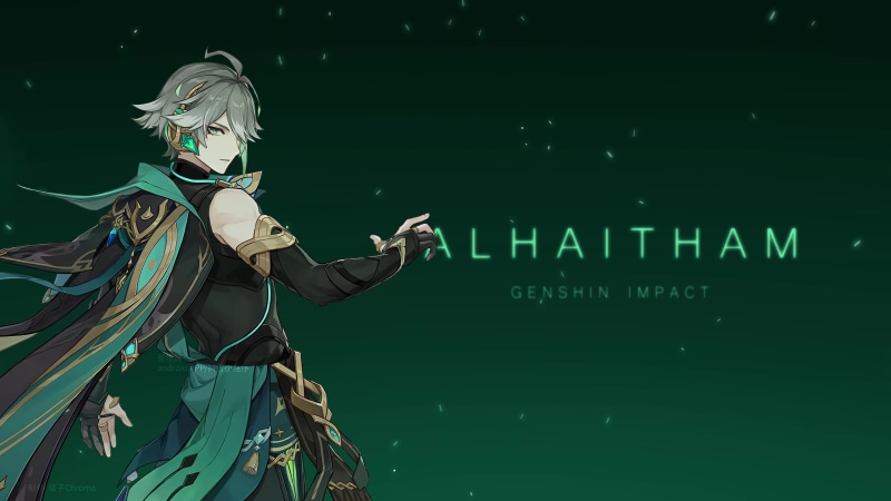 Genshin Impact Alhaitham Live Wallpaper